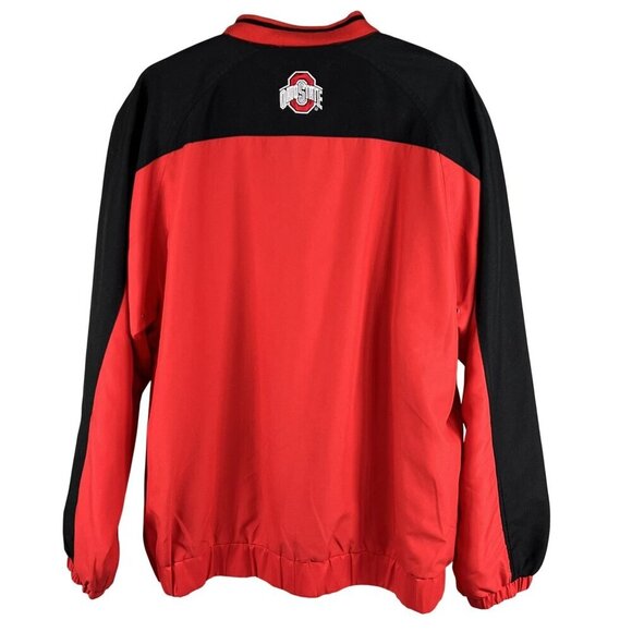 Ohio State University 58 Sports Men L 3D Spell Out Pullover Varsity Jacket Lined - Picture 2 of 16